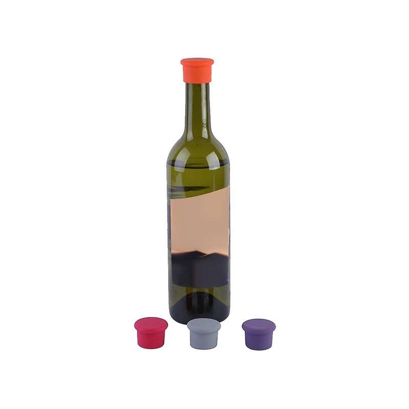 Durable Flexible Silicone Leak Free Wine Champagne Bottle Stopper Bottle Sealers Beverage Closures