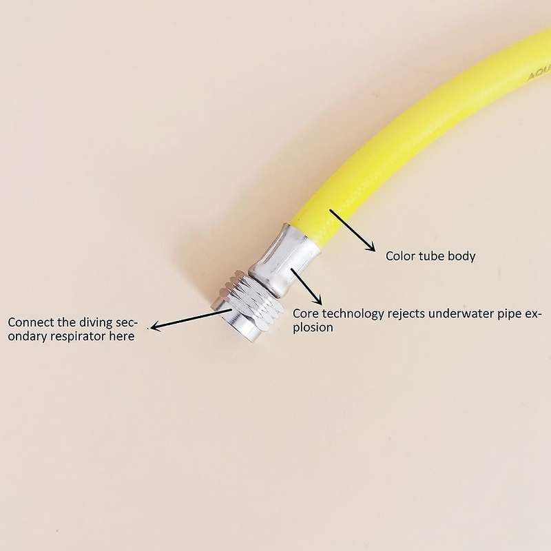 Durable Scuba Diving BCD Medium Pressure Hose Scuba Diving Regulator