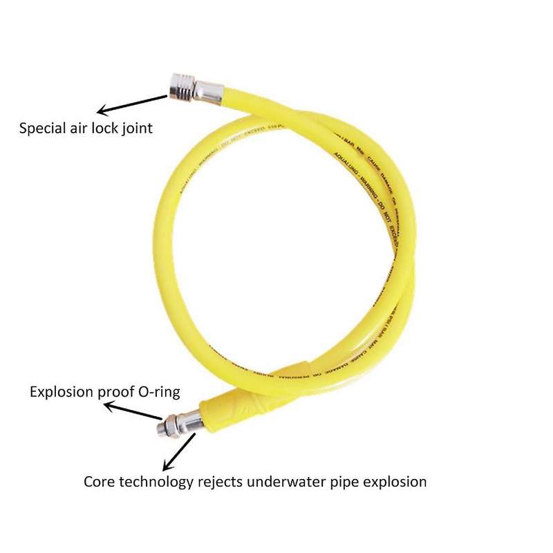 Durable Scuba Diving BCD Medium Pressure Hose Scuba Diving Regulator