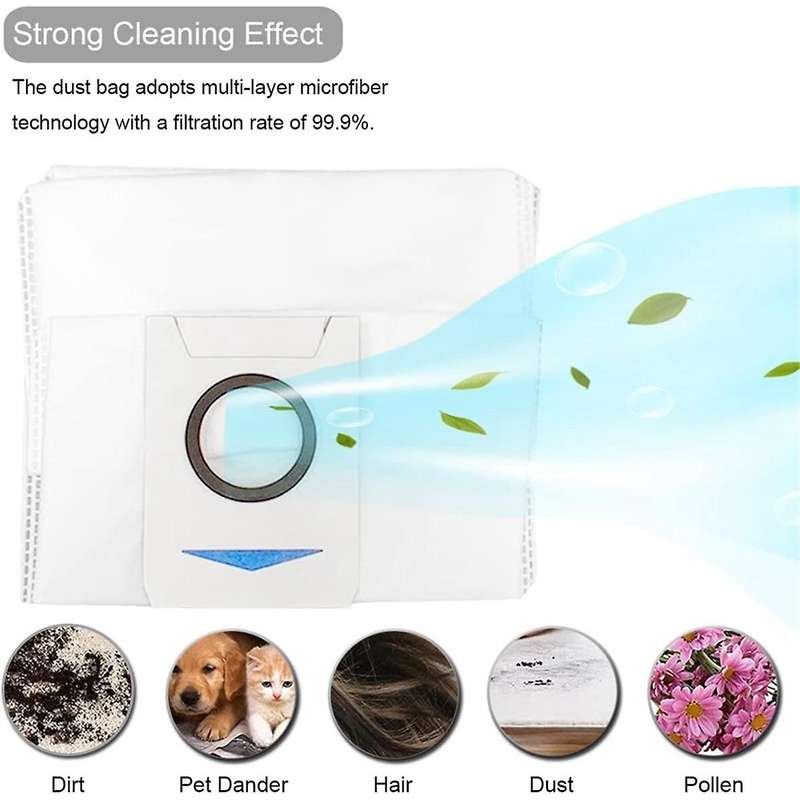 Dust Bag for Deebot T20 OMNI / T20/T20 Max / T20 Pro/X1 OMNI/ X1 TURBO/ T10 OMNI /T10 TURBO Replace