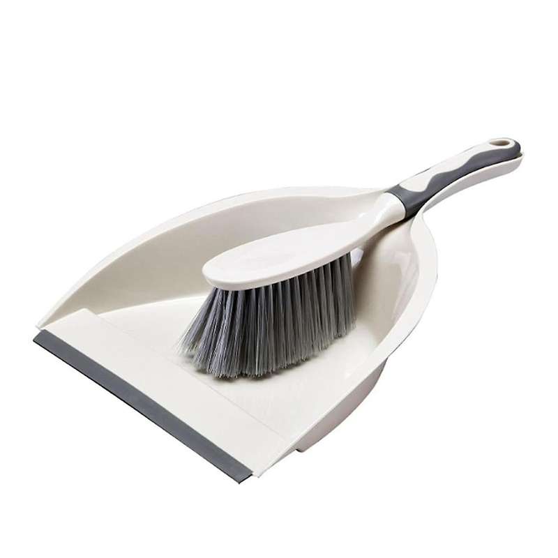 Dust Pan and Brush Set with Handle - Portable Hand Broom and Dustpan Set Combo - Small Broom and Dus