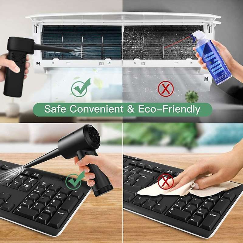 Dust Blower Air Blower for Wireless Strong Air Duster Display Computer Laptop Car Keyboard Keycaps W