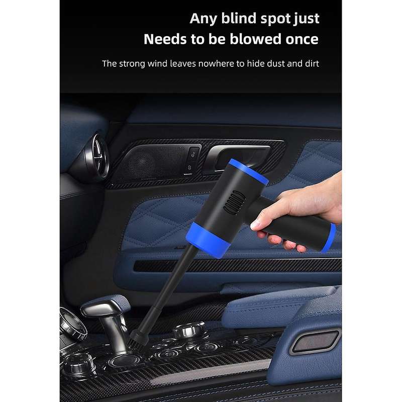 Dust Blower Portable USB Computer Keyboard Car Vacuum Cleaner Household Dust Collector Hair Dryer