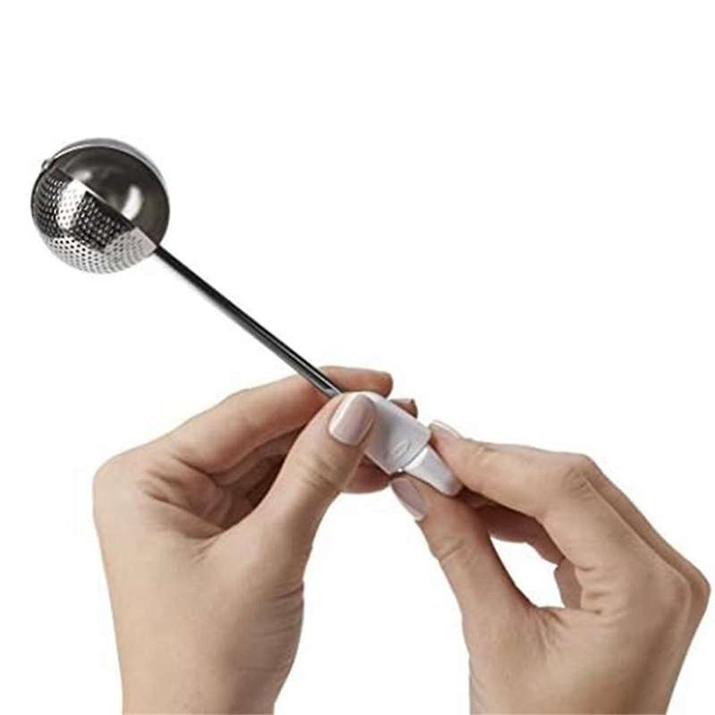 Dusting Wand for Sugar, Flour and Spices, Stainless Steel,Filter Ball,Tea Leakage Net