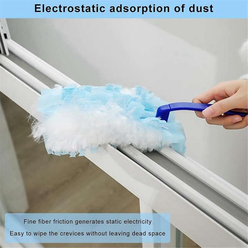 Duster Kit, 1 Duster + 10 Refills, for Home Maintenance, Dust Duster