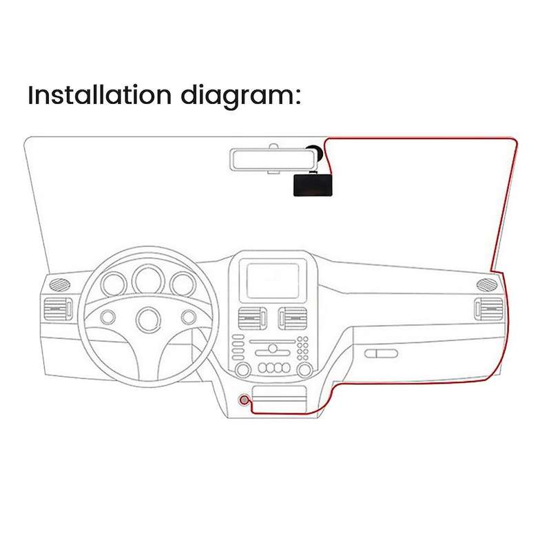 Dvr Motorcycle Camera Vehicle Recorder Car Recorder Motorcycle Supplies