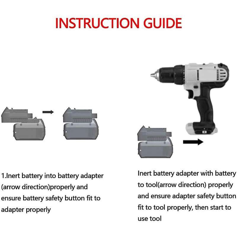 DW18ML Battery Adapter Converts for 18V Battery,Convert for 20V Battery to Milwaukeee 18V Tool Use