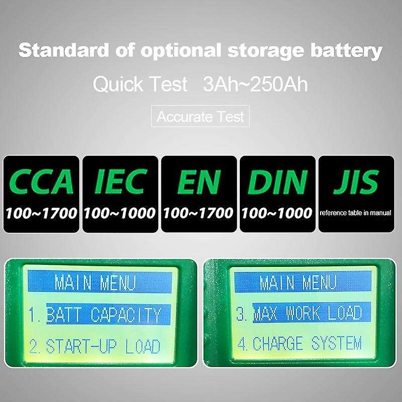 DY219A Car Battery Tester 12V/24V 100-1700CCA Digital Auto Battery Analyzer Tools for Voltage Load C