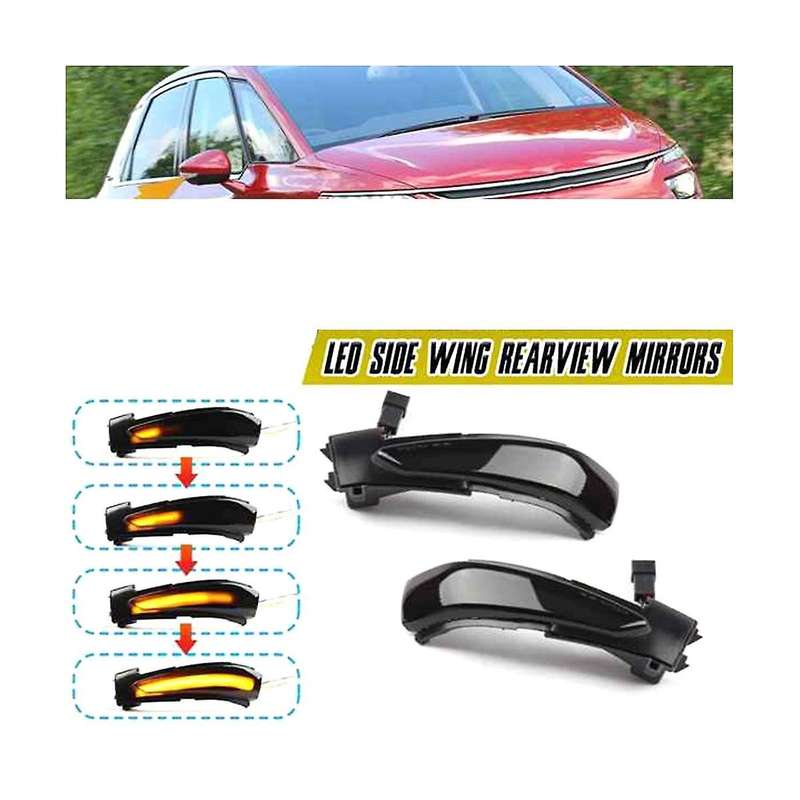 Dynamic LED Turn Signal Light Rearview Mirror Light Indicator for 508 C4 DS5 2011-2018