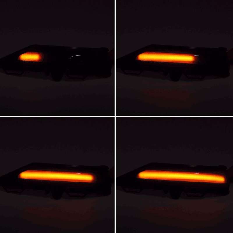Dynamic LED Turn Signal Light Rearview Mirror Indicator Light for Fiesta MK8
