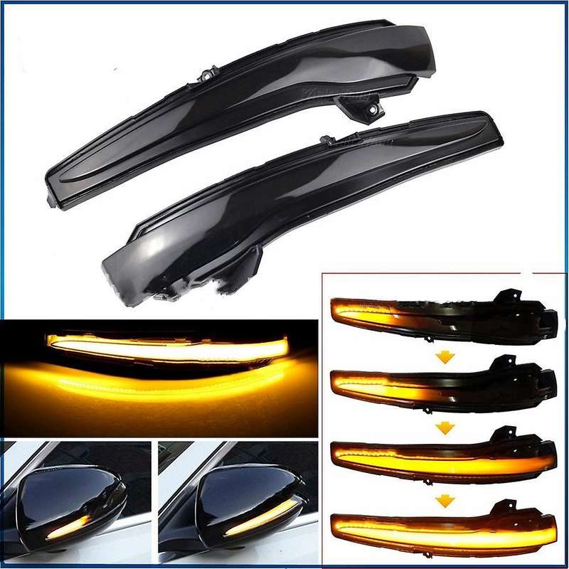 Dynamic Side Wing Mirror Indicator Sequential Blinker LED Turn Signal Light for B MB W205 W247 2018-