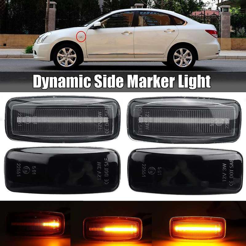 Dynamic Side Marker Turn Signal Lamp for ALTIMA Cefiro Sylphy Sunny Lamp Light B