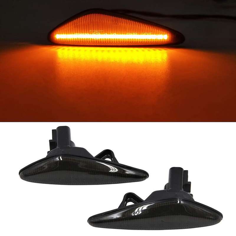 Dynamic Side Markers LED Indicator Turn Signal Lamp for 6 Atenza 08-12 5 Premacy CW 10-13 Mx-5 RX-8