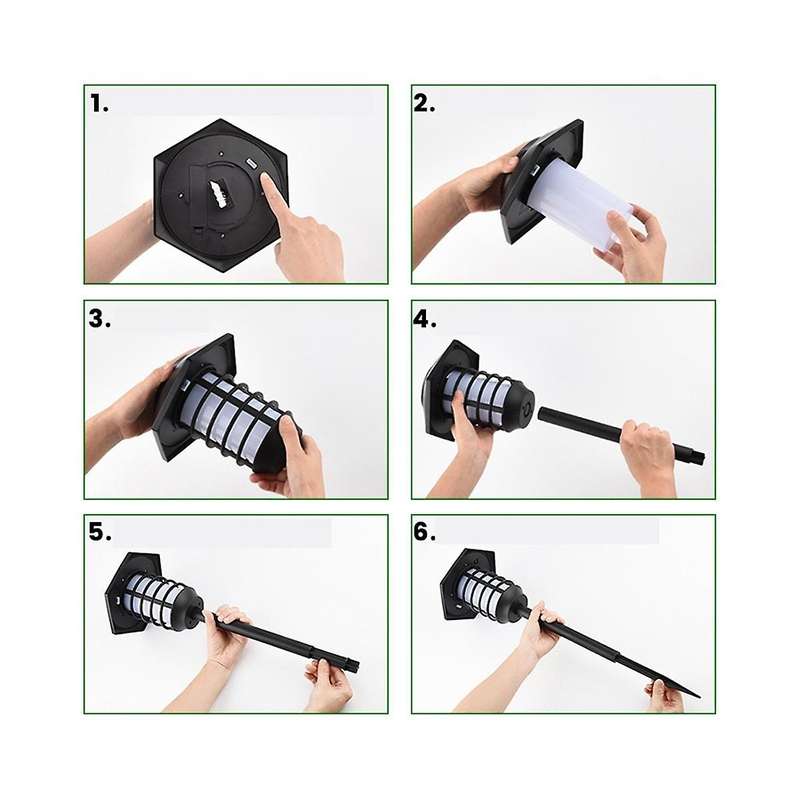 Dynamic Simulation Of Solar Lawn Lamp Courtyard Lamp Outdoor Led Garden Ground Landscape Lamp