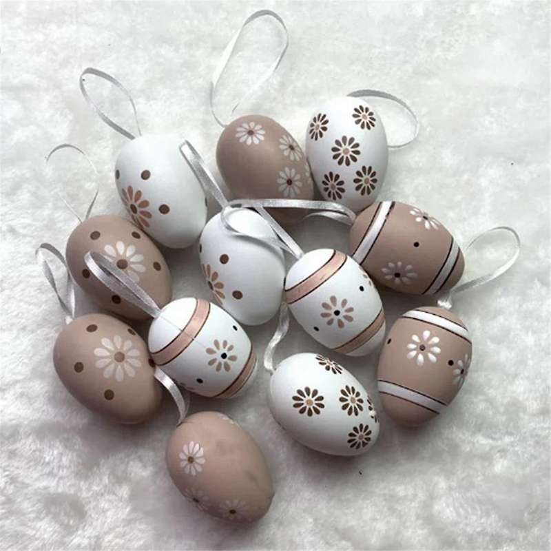 E Easter DIY Hand-Painted Eggs Kindergarten Coloring Toys Simulation Eggs Coloring Eggs