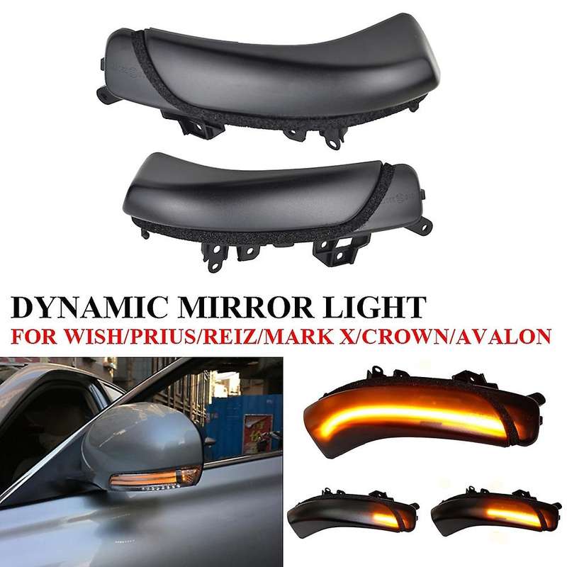 Dynamic Turn Signal Light Side Wing Mirror Indicator Rearview Mirror Lamp for WISH/PRIUS//MARK X/CRO