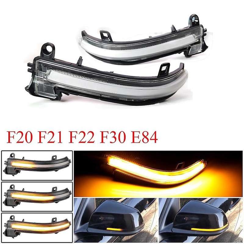 Dynamic Turn Signal Light Side Wing Mirror Indicator for- 1 2 3 4 Series F20 F22 F30 E84