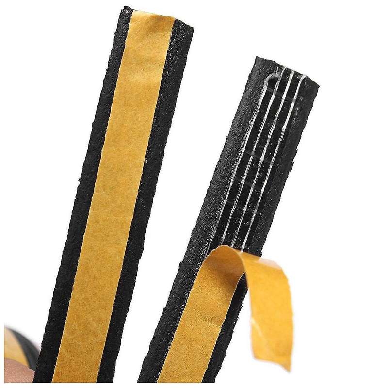 E Type Window Seal Door Seal Gasket Strip Sealing Tape 5M Black