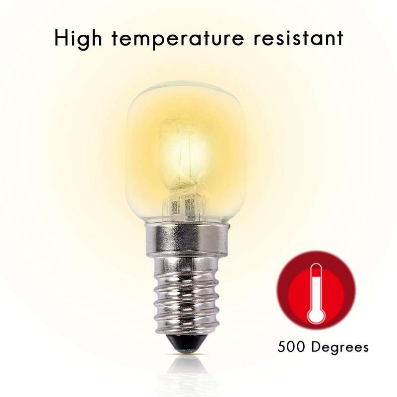 E14 High Temperature Bulb 500 Degrees 25w Halogen Bubble Oven Bulb E14 250v 25w Quartz Bulb