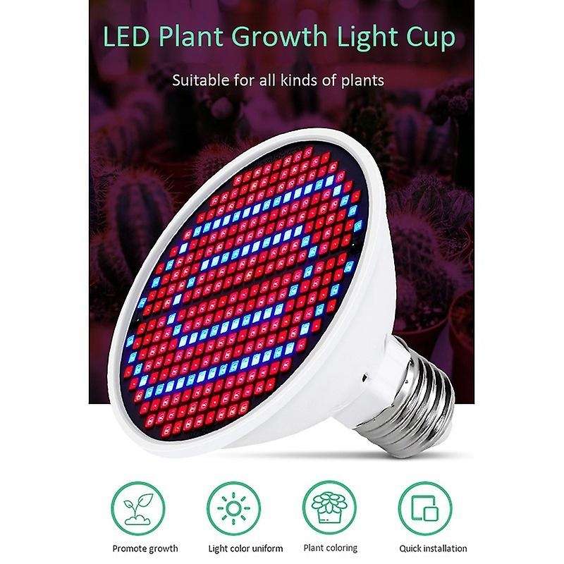 E27 300Leds Plant Grow Lamp Led Full Spectrum Growth Light Bulbs Seedling Flower Phyto Lamp for Indo
