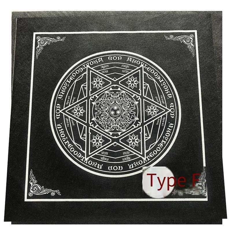E Style Tarot Card Tablecloth Non-Woven Beautiful Pattern Tablecloth