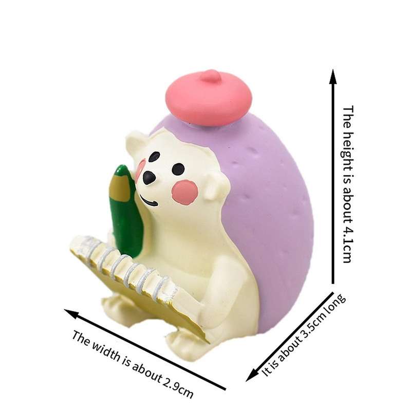 E Miniature Resin Figurines Statue-Cute Frog Sculpture for Outdoor Fairy Garden and Desk Decor Adora