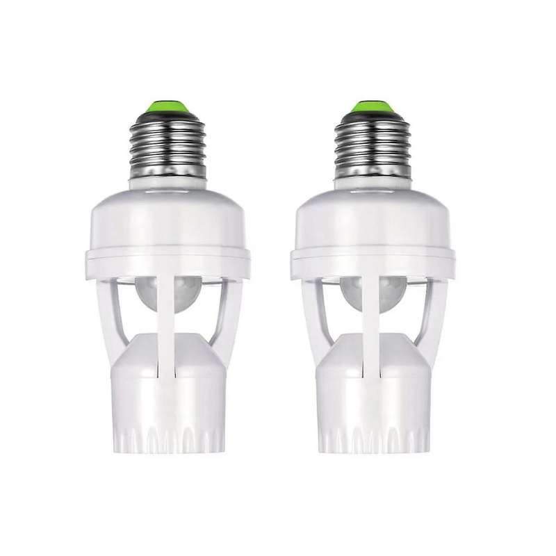 E27 Lamp Holder Adapter with PIR Motion Sensor AC100-240V LED Light Bulb Socket Converter Human Pres