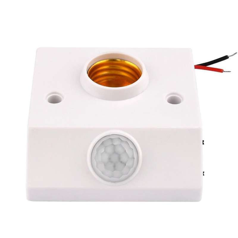 E27 LED Bulb Light Holder PIR Human Body Infrared Sensor Lamp Holder 220V with Regulate Switch Motio