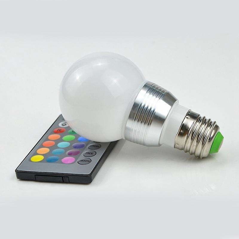 E27 Smart Control Lamp Led RGB Light Dimmable 5W RGBW Led Lamp Colorful Changing Bulb Led Lampada RG