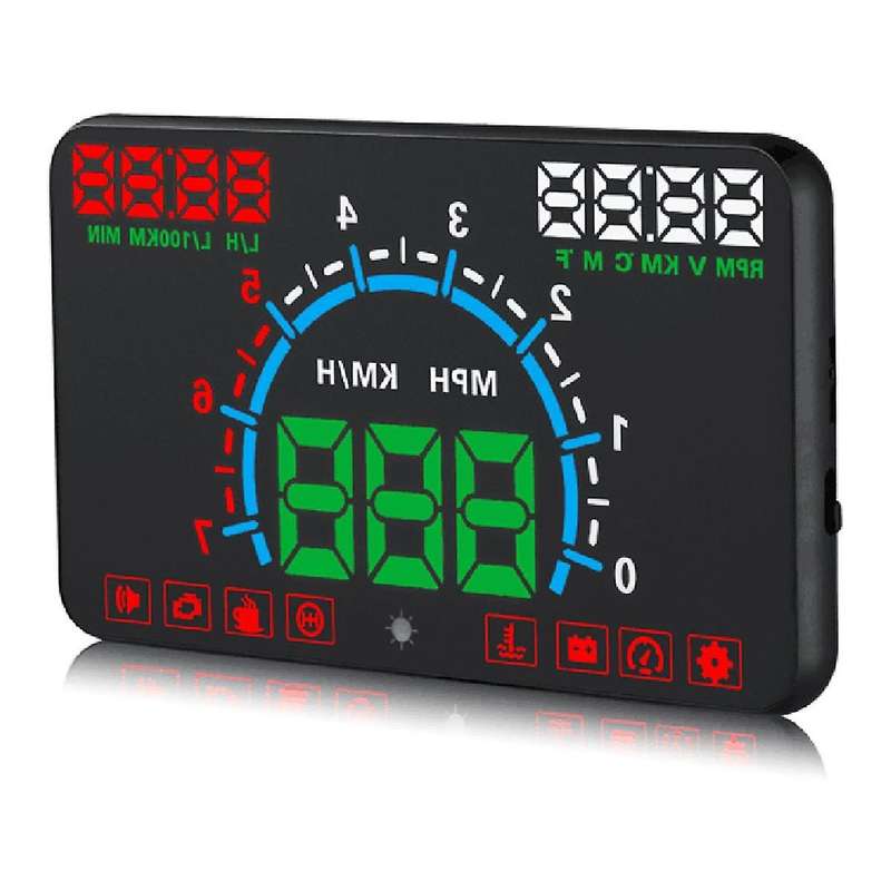 E350 Car Display Obd Hud Head-up Display Speedometer Universal