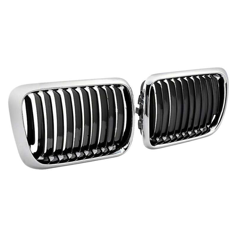 E36 Grill,Black Kidney Front Bumper Kidney Grille Grills for  E36 3-Series 318I 323I 328I M3 1997-19