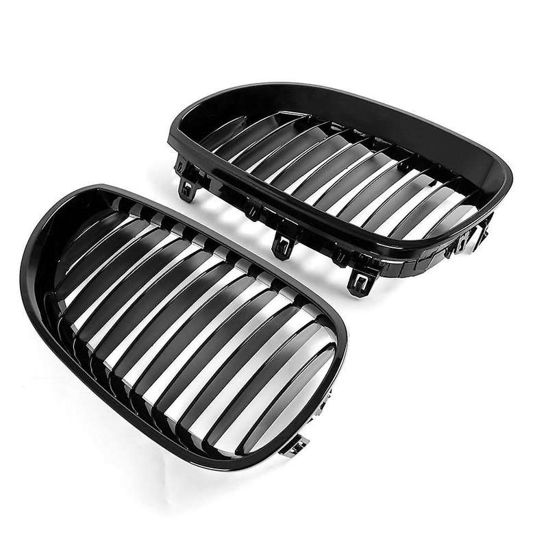 E60 Front Kidney Sport Grilles Hood for E60 E61 5 Series 525i 525xi 528i 528xi 530i 530xi 2003-2009