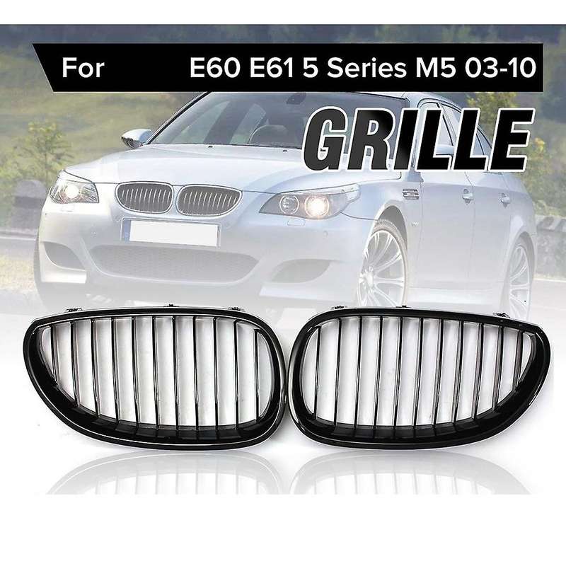 E60 Front Kidney Sport Grilles Hood for E60 E61 5 Series 525i 525xi 528i 528xi 530i 530xi 2003-2009