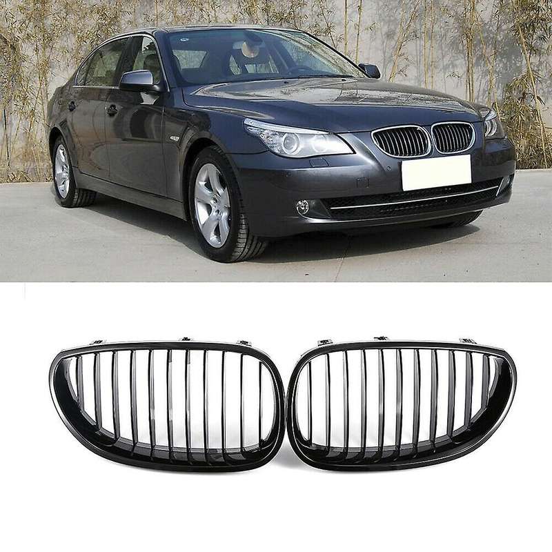 E60 Front Kidney Sport Grilles Hood for E60 E61 5 Series 525i 525xi 528i 528xi 530i 530xi 2003-2009