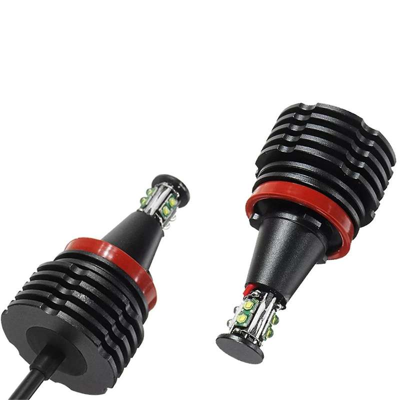 E92-a40 Headlight Bulb, 6000k Led Angel Eyes Lights Canbus for E60 E61 E63 X5 E70 X6 E71 E90 E91 E92