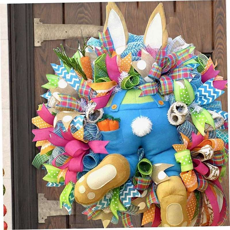 Easter Decoration Easter Wall Hanging Thief Bunny Butt Ears Feet Garland Wreath Front Door Welcome S