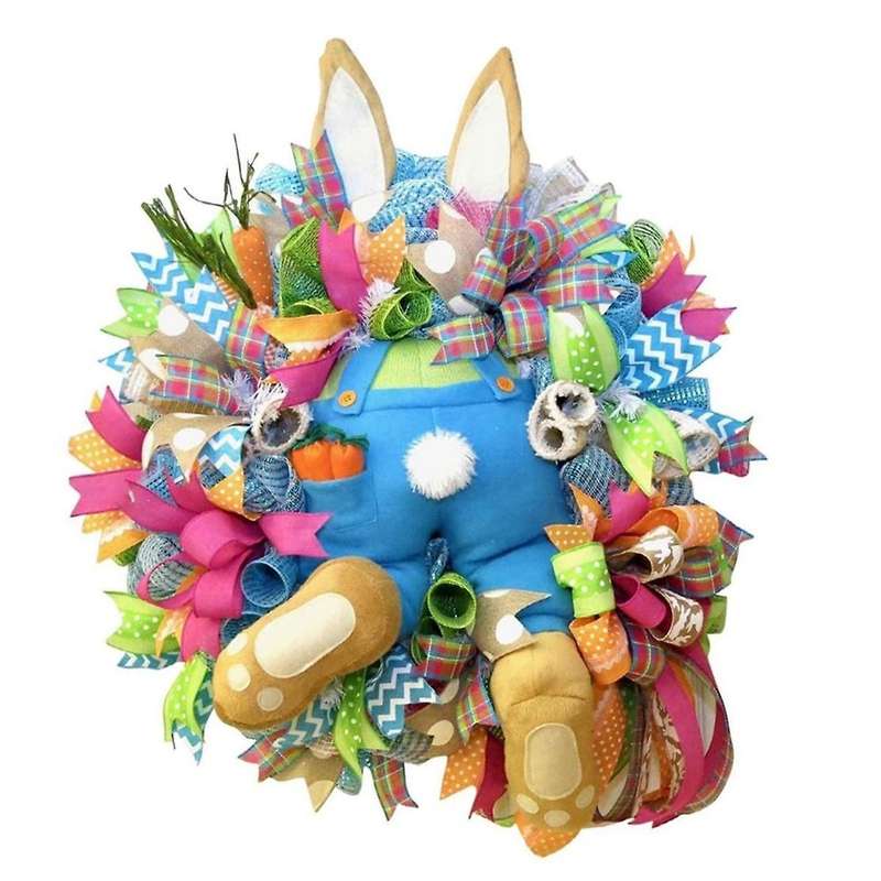 Easter Decoration Easter Wall Hanging Thief Bunny Butt Ears Feet Garland Wreath Front Door Welcome S