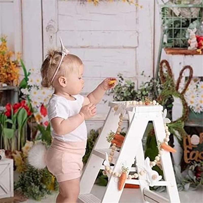 Easter Bunny Carrot Garland, Easter Banner Decoration, Bunny Carrot Spring Garland Decor, Home Firep