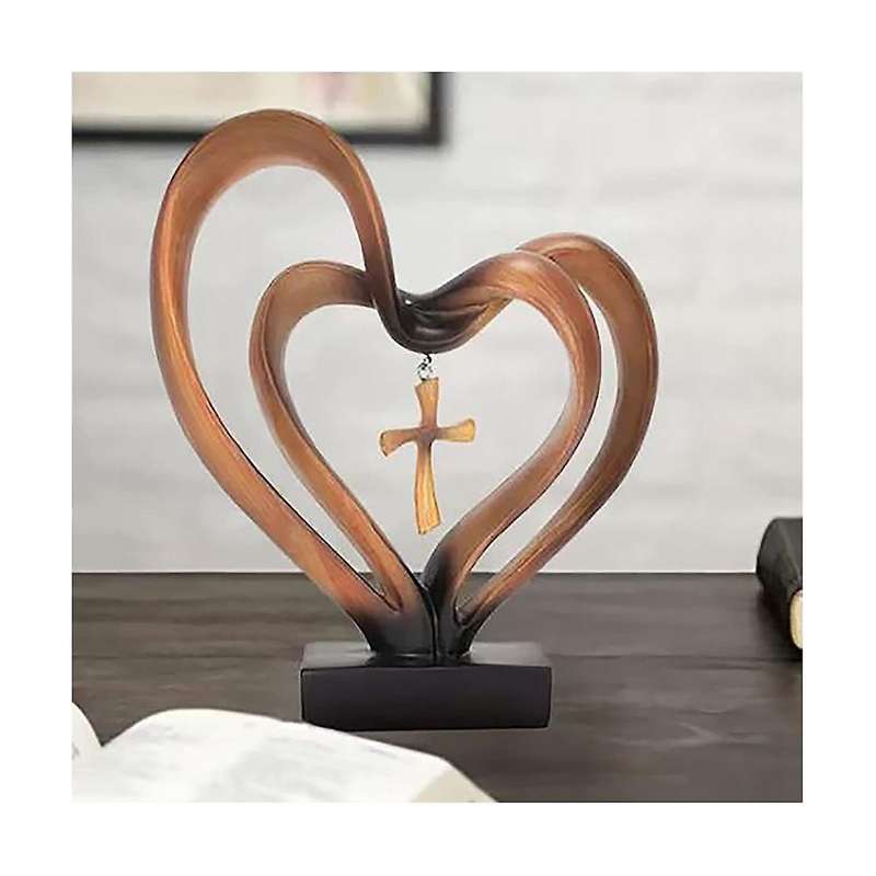 Easter Jesus Entwined Decor,with 2 , Jesus Decorations for Table Christian Standing