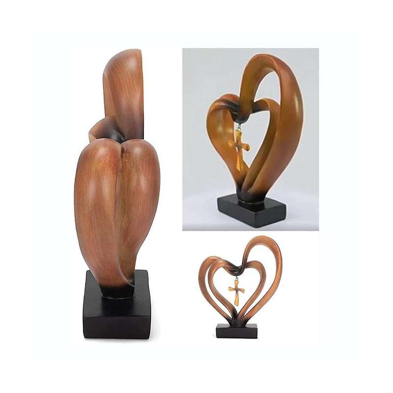 Easter Jesus Entwined Decor,with 2 , Jesus Decorations for Table Christian Standing