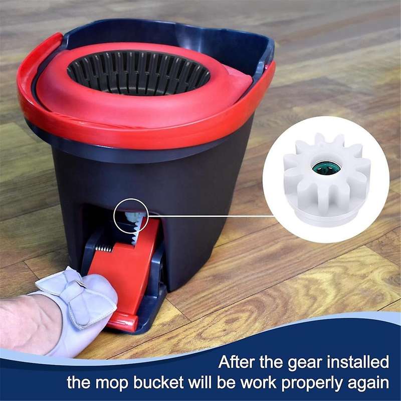 Easy Mop Pedal Broom Spin Replacement 1-Way Clutch Bearing Bucket Gear Sprockets Repair for /Vilida