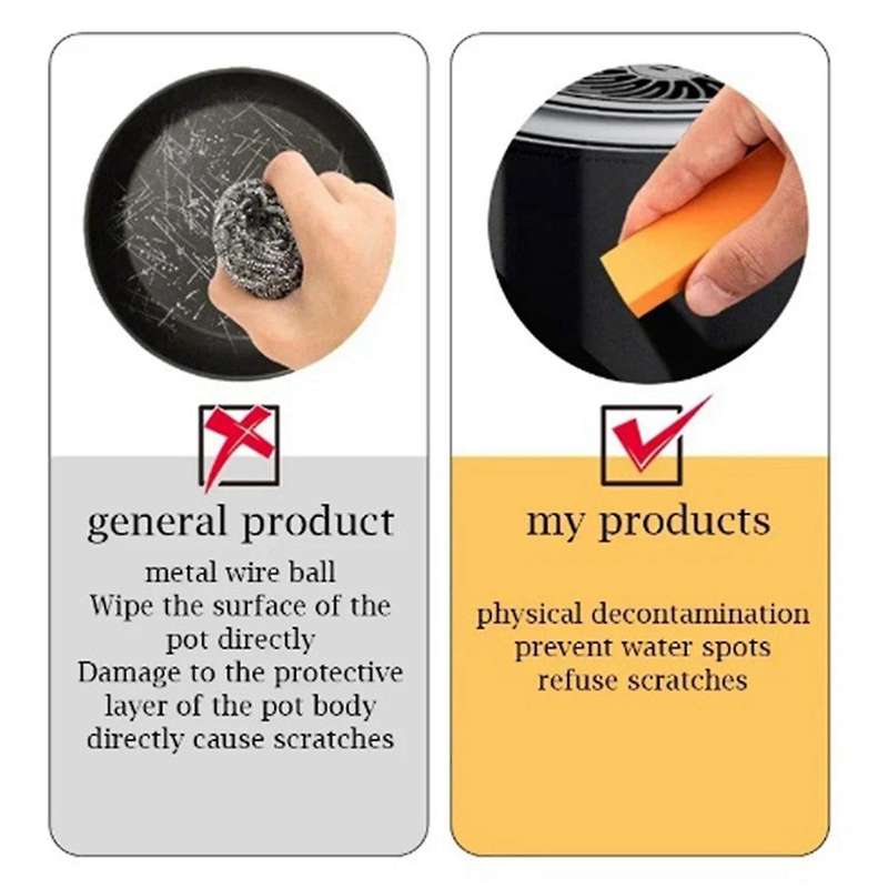 Easy Limescale Eraser Bathroom Glass Rust Remover Rubber Household Kitchen Cleaning Tools Kitchen S