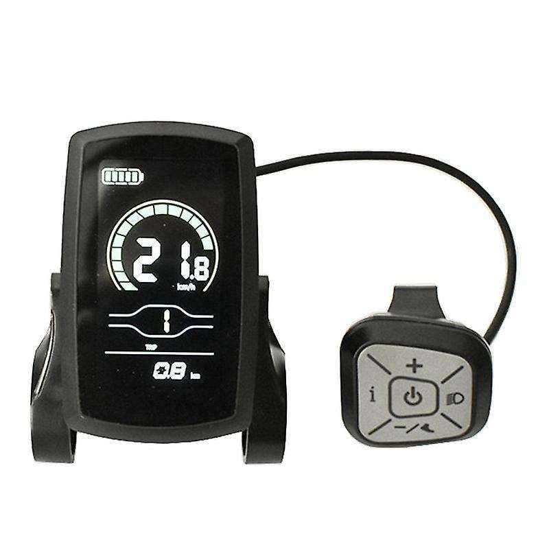 Ebike 36v48v Yl80c Lcd Meter Intelligent Control Panel Display for Ebike Controller Waterproof Plug