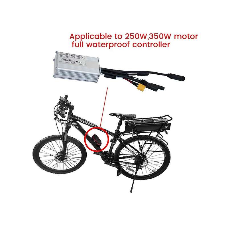 Ebike Controller 24v36v48v-17a Ebike Kit Electric Bicycle Scooter Sine Wave Three-mode Electric Bik