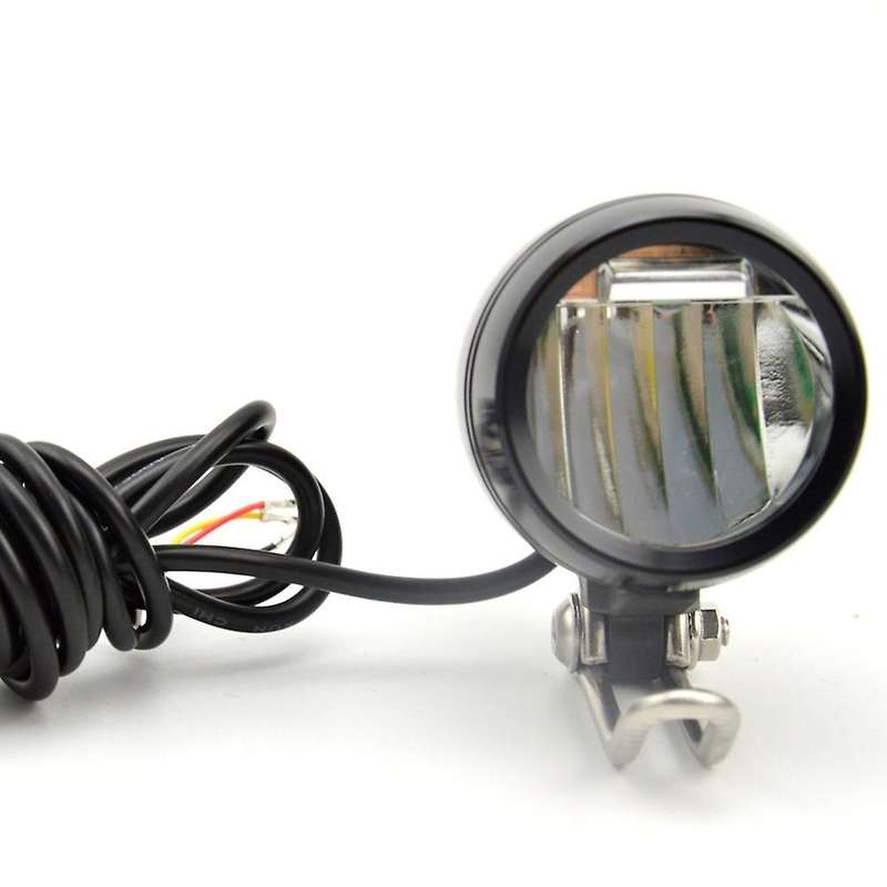 Ebike E-Bike 12V 24V 36V 48V 60V Electric Bicycle Light with Horn Waterproof Headlight Horn Set Fron