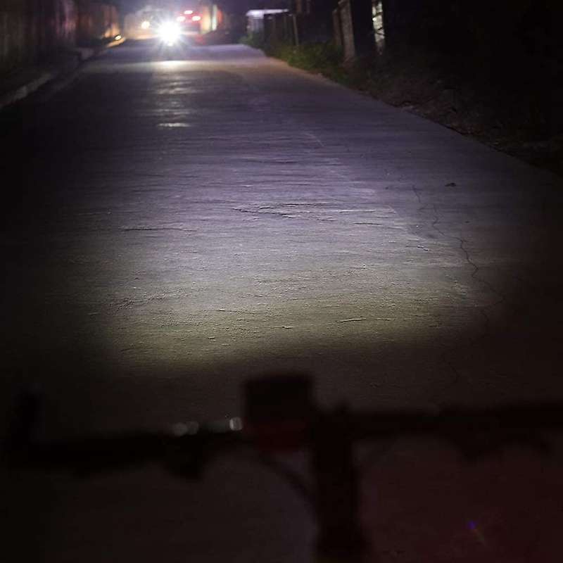 Ebike E-Bike 12V 24V 36V 48V 60V Electric Bicycle Light with Horn Waterproof Headlight Horn Set Fron
