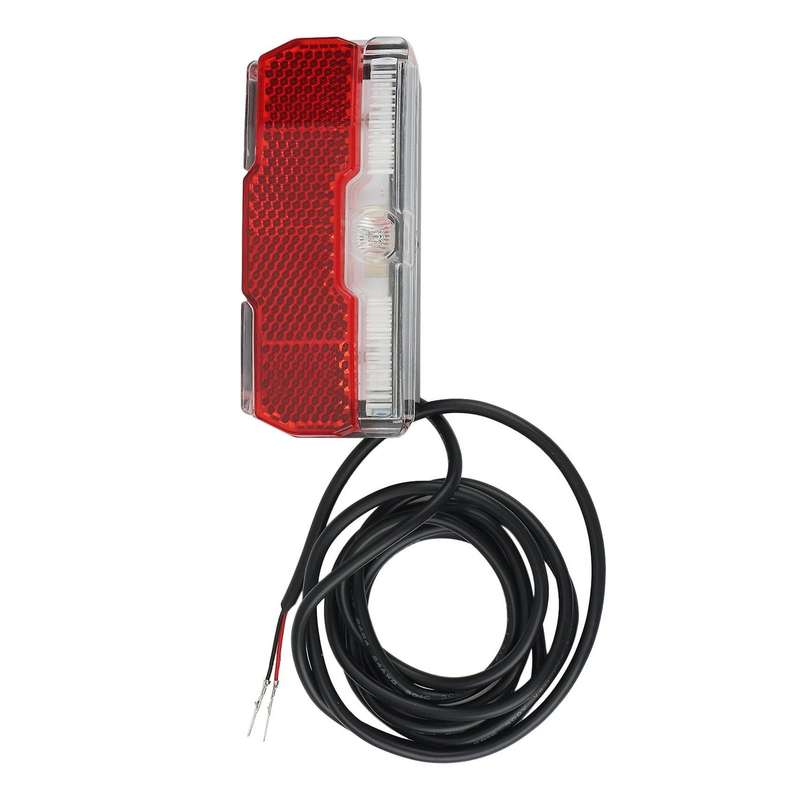 Ebike Headlight LED 24V 36V 48V 56V with Horn Plus E Bike Tail Light Control by to Install Electric