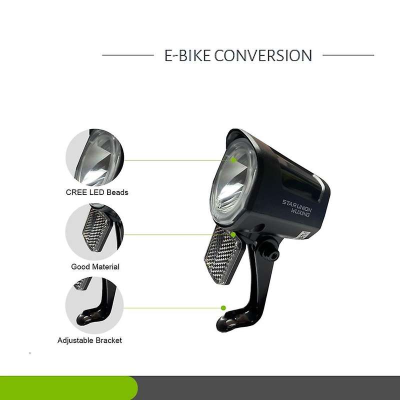 Ebike LED Light 12V- 72V Electric Bike Headlight Waterproof for Electric Bicycle Motorcycles Front