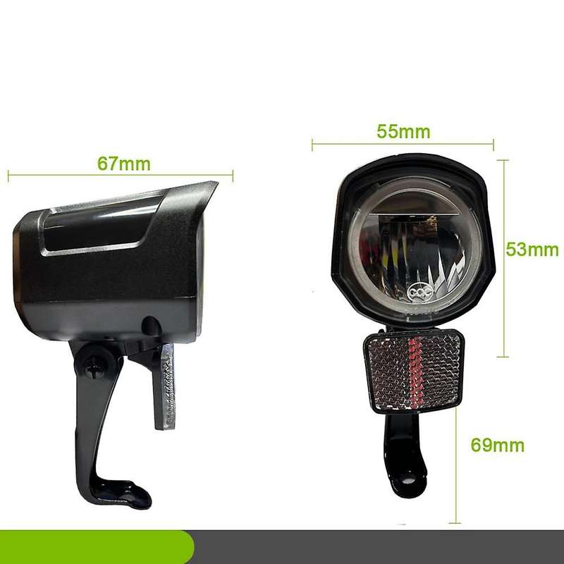 Ebike LED Light 12V- 72V Electric Bike Headlight Waterproof for Electric Bicycle Motorcycles Front