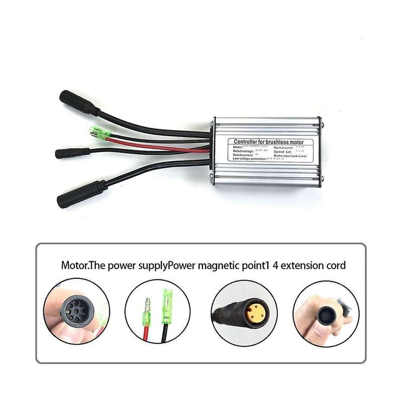 E-bike Kt Controller 36v/48v500w 9-tube Kt-22a Square Wave Waterproof Connector Controller Cycling